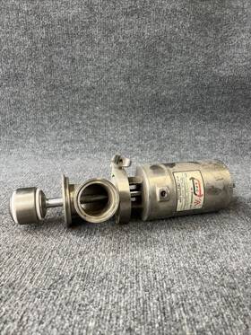 340-20-t-2-6 A-c-p 2 Inch A-p-c Stainless S/s Sanitary Actuated Valve A3 08-17 Used