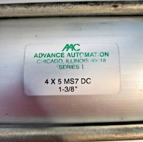 Ms7-dc Advance Automation 4 5 Ms7 Dc Pneumatic Cylinder Series I Bore Stroke Used