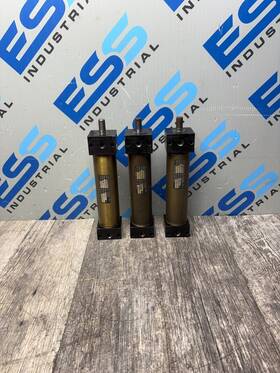 Ata-5 Air & Hydraulic Power Inc. Lot Of 3 And Cylinders 2 Inch Bore 8 Stroke 250 Psi