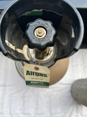 Airgas 657819997405 Aluminum Co2 Tank 20lb Empty
