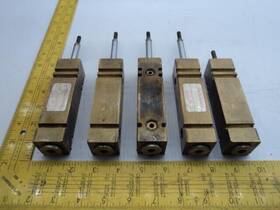 T19025 Airoyal 5/8x2 Lot Of 5 Sphp Brass Hydraulic Cylinder