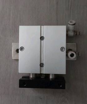 Tn32x20s Airtac Twin-rod Pneumatic Cylinder With Fittings And Mounting Plate
