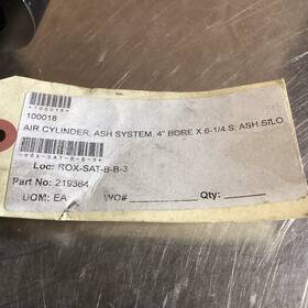 219364 Allen Sherman Hoff Hoof Pneumatic Cylinder Used