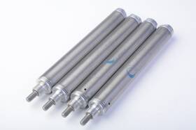 750sns-3.00 American 4 Pc - 3 Inch Stainless Spring Return Air Pneumatic Cylinders