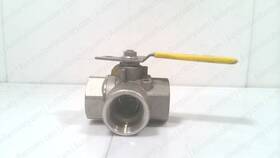 76-607-01 Apollo Stainless Steel Threaded 3-way Ball Valve #332155