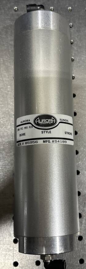 S4189 Aurora Air Products Pneumatic Cylinder 200 Psi Mfg