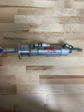 242-dxdehe Bimba Air Cylinder Stainless With 3 Inch Triclover Fitting 242-dxdehe Bimba Air Cylinder Stainless With 3 Inch Triclover Fitting