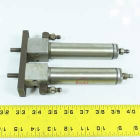 Bf-093-d Bimba Double Acting Twin Air Cylinder Assembly 1-1/16 Inch Bore 3 Stroke