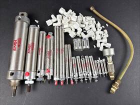 Cyl-a-018473 Bimba Stainless Steel Pneumatic Cylinders Lot Of 19 Various Sizes Some New Cyl-a-018473 Bimba Stainless Steel Pneumatic Cylinders Lot Of 19 Various Sizes Some New