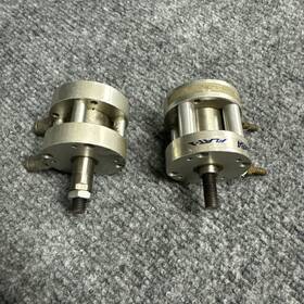 Fo-09-1-cmt Bimba Lot Of 2 - Pancake Air Pneumatic Cylinder Used