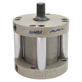 Fo-311-m Bimba Flat-1 Pneumatic Cylinder 2in Bore 1in Stroke 1/8in Npt 200psi