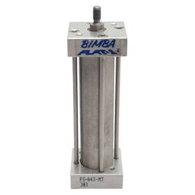 Fs-043-mt Bimba Flat-1 Pneumatic Cylinder 3/4in Bore 3in Stroke #10-32