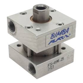 Fs-090.25 Bimba Pneumatic Flat-1 Cylinder 1-1/16in Bore 1/4in Stroke 1/8in Npt