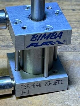 Fss-040.75-jee1 Bimba Fss-040.75- Flat-1 - Pneumatic Cylinder Single Action 3/4 Inch Used