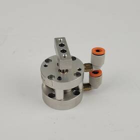 Ft-040.375-4r Bimba Bibma Pneumatic Cylinder With Smc 1/4 Inch 3/8 Stroke 3/4 Bore - Used