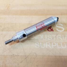 M-123-d Bimba Pneumatic Cylinder 1-1/4 Inch Bore 3 Stroke - Used