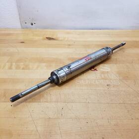 M-176-dxde Bimba Double Acting Pneumatic Cylinder 6 Inch Stroke 1-1/2 Bore - Used