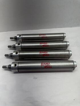 Nrm-177-d Bimba Lot Of 4 - Pneumatic Cylinder