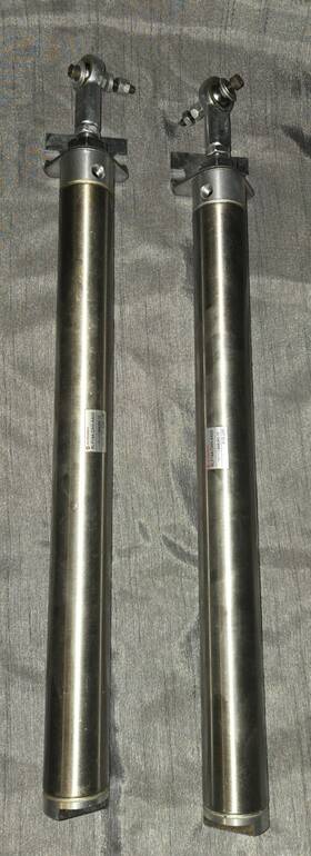 Rlf14a-dan-aa00 Bimba Rlf14a Pneumatic Cylinder With Mount Plate And Fittings -2pc Pack