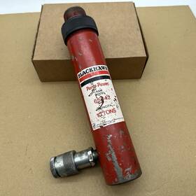 B65442 Blackhawk B65740 Porto-power Hydraulic Ram 10 Ton Cylinder Good Shape