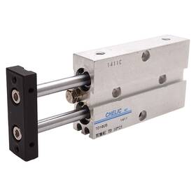 Chelic Td1025 Dual Rod Cylinder 10mm Bore 25mm Stroke 100-850kpa M5x0.8