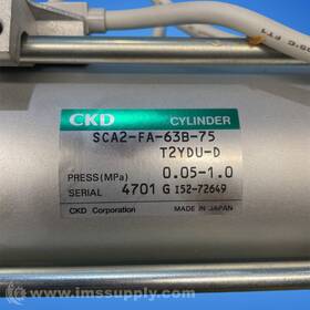 Ckd Sca2-fa-63b-75t2ydu-d Pneumatic Cylinder Usip
