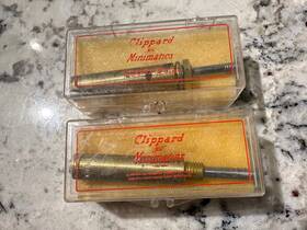 3ss-1 Clippard 3ss-1/2 Minimatics 3ss 1/2 Brass Air Cylinder Made In Usa Lot Of 2 Iob