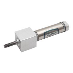 Fsr-08-1 Clippard Fsr-08-1/2 Pneumatic Cylinder 1/2in Bore Stroke #10-32 250psi