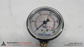 C25sgsb11s Dmic Pressure Gauge 0-1500 Psi 0-102 Bar #256899