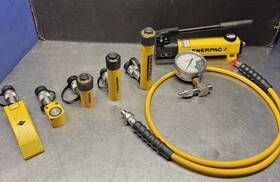 Sc05htb Enerpac 5 Ton Hydraulic Cylinder Set Rc50 Rc51 Rc53 Rc55 Wr5 P142 Pump Nice