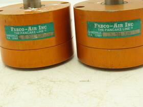 B-321-xdr Fabco Air B321xdr Pancake Pneumatic Cylinder 2 Inch Bore 1/2 Stroke 250psi Lot Of
