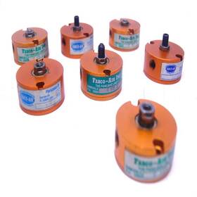 C-121-x Fabco Air Lot Of 7 121 Series 1/4 Inch Stroke Pneumatic Pancake Cylinders