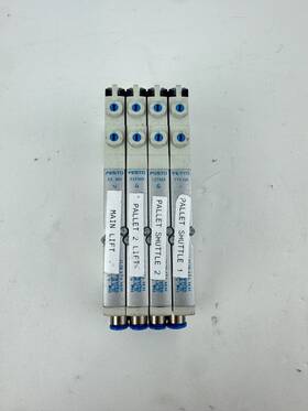 533345 Festo 533352 Connection Plate With X 4 Solenoid Valves