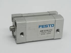 Adn-12-20-i-p-a Festo 536214 Compact Air Cylinder 12mm Bore 20mm Stroke Used