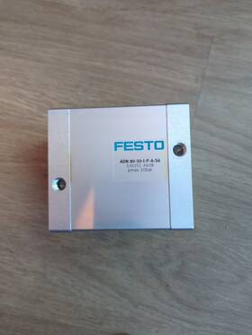 Adn-80-50-i-p-a Festo 536351 B708compact Pneumatic Air Cylinder Used