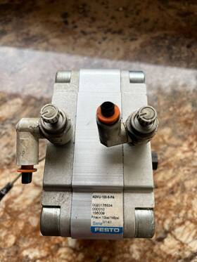 Advu-100-5-pa Festo Pneumatic Cylinder #advu-100-5-pa