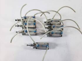 Advu-16-16-p-a-as Festo Advu-16-16-p-a-s2 Lot Of 7 Compact Cylinder 16mm Stroke Used