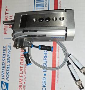 Dgsl-8-10-pa Festo 543926 Slide Cylinder With 2 Sensor Cables