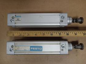 Dnc-1 Festo -4 -ppva Inch Pneumatic Cylinders Lot Of Two