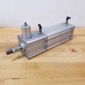 Dnc-100-160-ppv-a-kp Festo Pneumatic Cylinder 100mm Bore 200mm Stroke - Used