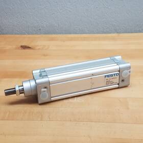 Dnc-50-125ppv-a Festo Pneumatic Cylinder 125mm Stroke 50mm Bore - Used
