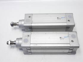 Dnc-63-100-ppv-a Festo Lot Of 2 Pneumatic Cylinders