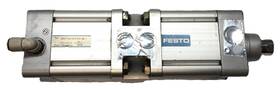 Dnct-80-20-a-sa Festo M241 Double-acting Tandem Pneumatic Cylinder 19879 Used