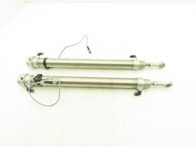 Dsnu32320ppva Festo Pneumatic Cylinder 32mm Bore 320mm Stroke 145psi Double Acting Clevis Mt