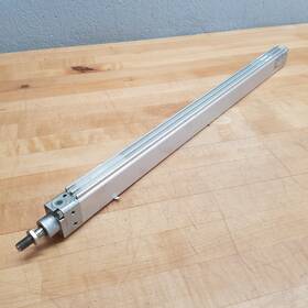 Dzh-25-490-ppv-a Festo Flat Pneumatic Cylinder 25mm Bore 490mm Stroke - Used