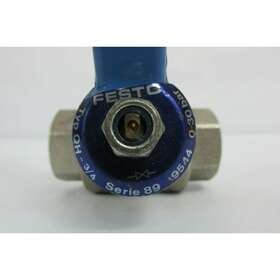 9544 Festo Qh-3/4 Type Ball Valve Series 89 0-30 Bar