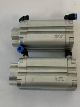Sta-32-50-p-a-sa Festo Lot Of 2 Stopper Pneumatic Cylinder