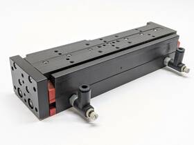 Z-16100 Gimatic Adjustable Pneumatic Slide 100mm Stroke 116psi