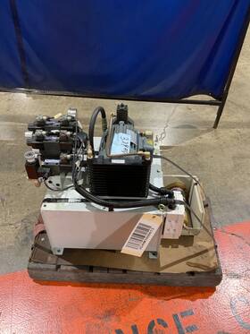 Nv000013314j Hong Ji Hydraulic Power Unit 30 L Pump 70 Tank Used