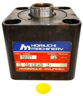 C6-2sa-63b140n-15 Horiuchi Hydraulic Cylinder 3/4 Inch Npt 140 Work Press